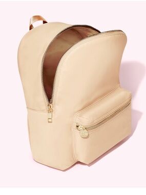 Stoney Clover Neutral Sand Backpack with Gold Hardware